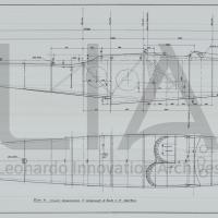 Macchi Idro L. 3  - schema scafo tre viste